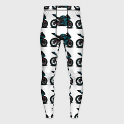 Мужские тайтсы Motorbike blue