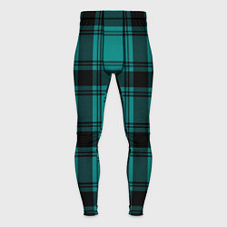 Тайтсы мужские Checkered dark blue, цвет: 3D-принт