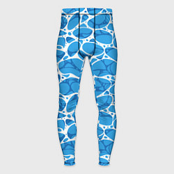 Тайтсы мужские Волновая рябь на поверхности воды паттерн, цвет: 3D-принт