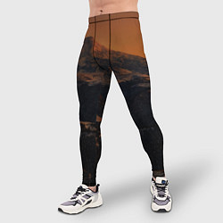 Тайтсы мужские Эльбрус, цвет: 3D-принт — фото 2