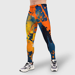 Тайтсы мужские Краска на стене, цвет: 3D-принт — фото 2