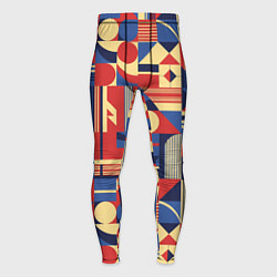 Мужские тайтсы Геометрический карнавал