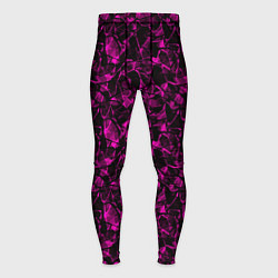 Мужские тайтсы Черно бордовый абстрактный узор