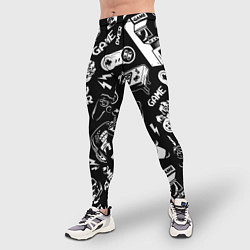 Тайтсы мужские Retro gamer pattern, цвет: 3D-принт — фото 2