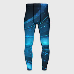 Тайтсы мужские Абстракция волнистых линий, цвет: 3D-принт