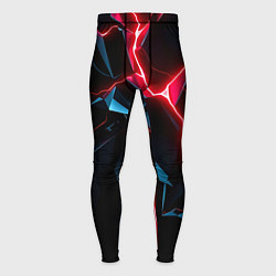 Тайтсы мужские Neon multicolored, цвет: 3D-принт