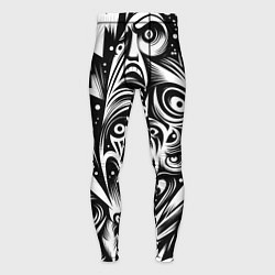 Мужские тайтсы Lightnings and faces - ai art fantasy