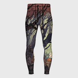 Тайтсы мужские Призрачный лес, цвет: 3D-принт