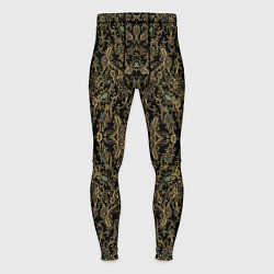 Мужские тайтсы Славяно - русский орнамент узоры с позолотой