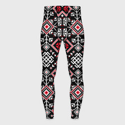 Мужские тайтсы Славянский орнамент обережный