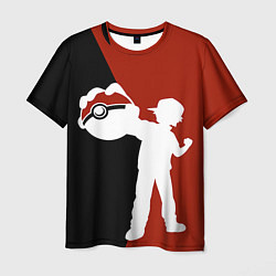 Футболка мужская Ash Pokeball, цвет: 3D-принт