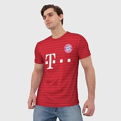 Футболка мужская Bayern FC: T-mobile, цвет: 3D-принт — фото 2