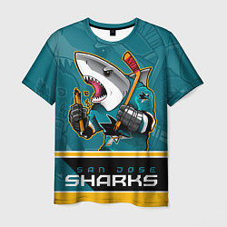 Футболка мужская San Jose Sharks, цвет: 3D-принт