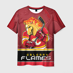 Футболка мужская Calgary Flames, цвет: 3D-принт