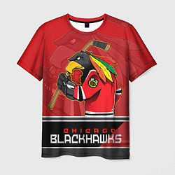 Футболка мужская Chicago Blackhawks, цвет: 3D-принт