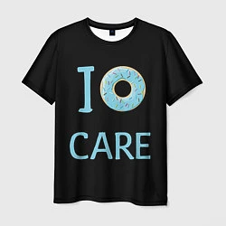 Футболка мужская I Donut care, цвет: 3D-принт