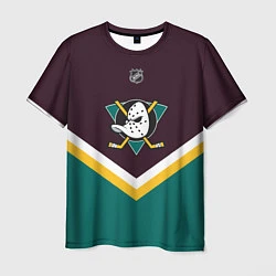 Футболка мужская NHL: Anaheim Ducks, цвет: 3D-принт