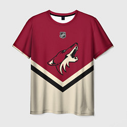 Футболка мужская NHL: Arizona Coyotes, цвет: 3D-принт