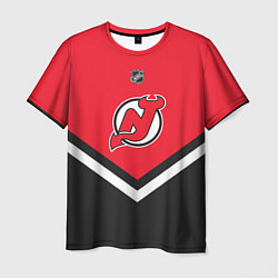 Футболка мужская NHL: New Jersey Devils, цвет: 3D-принт