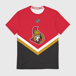 Футболка мужская NHL: Ottawa Senators, цвет: 3D-принт