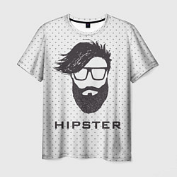 Футболка мужская Hipster, цвет: 3D-принт