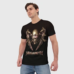 Футболка мужская Megadeth, цвет: 3D-принт — фото 2