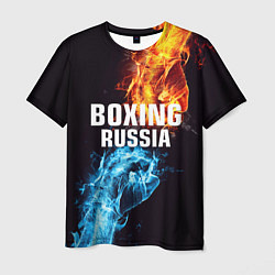 Футболка мужская Boxing Russia, цвет: 3D-принт