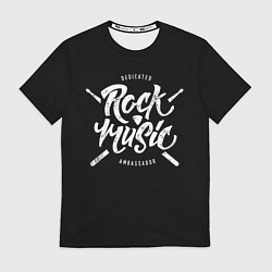 Футболка мужская Rock Music, цвет: 3D-принт