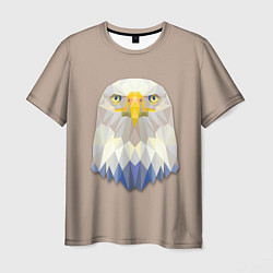 Футболка мужская Геометрический орел, цвет: 3D-принт