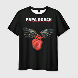 Футболка мужская Paparoach: Angel heart, цвет: 3D-принт