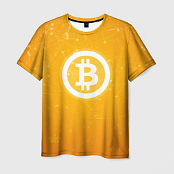 Футболка мужская Bitcoin Orange, цвет: 3D-принт