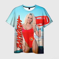 Футболка мужская Baywatch: Pamela Anderson, цвет: 3D-принт