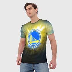 Футболка мужская Golden State Warriors 4, цвет: 3D-принт — фото 2