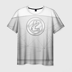 Футболка мужская Litecoin LTC, цвет: 3D-принт