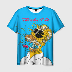 Футболка мужская Trasher Homer, цвет: 3D-принт