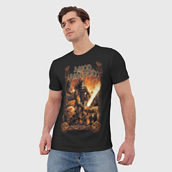 Футболка мужская Amon Amarth: Dark warrior, цвет: 3D-принт — фото 2