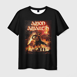 Футболка мужская Amon Amarth: Hell Battle, цвет: 3D-принт