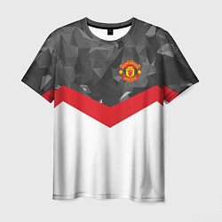 Футболка мужская Man United FC: Grey Polygons, цвет: 3D-принт