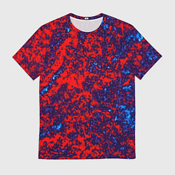 Футболка мужская Капли красок, цвет: 3D-принт