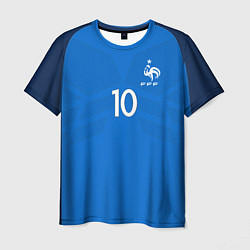 Футболка мужская Сборная Франции: Бензема ЧМ-2018, цвет: 3D-принт