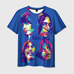 Футболка мужская The Beatles: Faces, цвет: 3D-принт