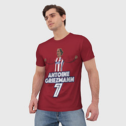 Футболка мужская Antoine Griezmann 7, цвет: 3D-принт — фото 2
