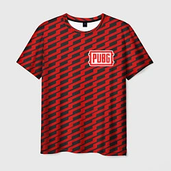 Футболка мужская PUBG: Red Line, цвет: 3D-принт