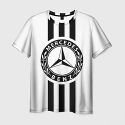 Футболка мужская Mercedes-Benz White, цвет: 3D-принт
