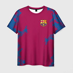 Футболка мужская FC Barcelona: Purple Original, цвет: 3D-принт