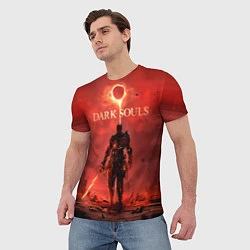 Футболка мужская Dark Souls: Red Sunrise, цвет: 3D-принт — фото 2