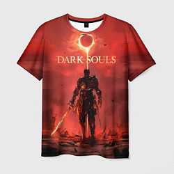 Футболка мужская Dark Souls: Red Sunrise цвета 3D-принт — фото 1