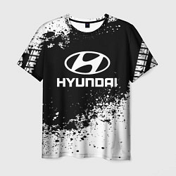 Футболка мужская Hyundai: Black Spray, цвет: 3D-принт