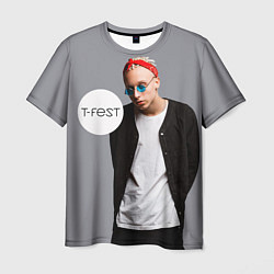 Футболка мужская T-Fest: Grey Style, цвет: 3D-принт