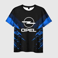 Футболка мужская Opel: Blue Anger, цвет: 3D-принт